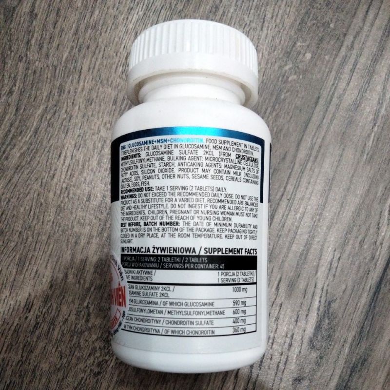 Thực Phẩm Bổ Sung Sụn Khớp Ostrovit Glucosamine + MSM + Chondroitin 90 Viên TẠI WHEYSINHVIEN.COM