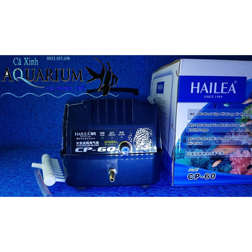 Hailea CP 60 Máy Oxy Dự Phòng Cúp Điện