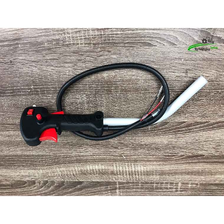 Tay ga bên phải máy cắt cỏ có sẵn công tắc Grazter loại thường