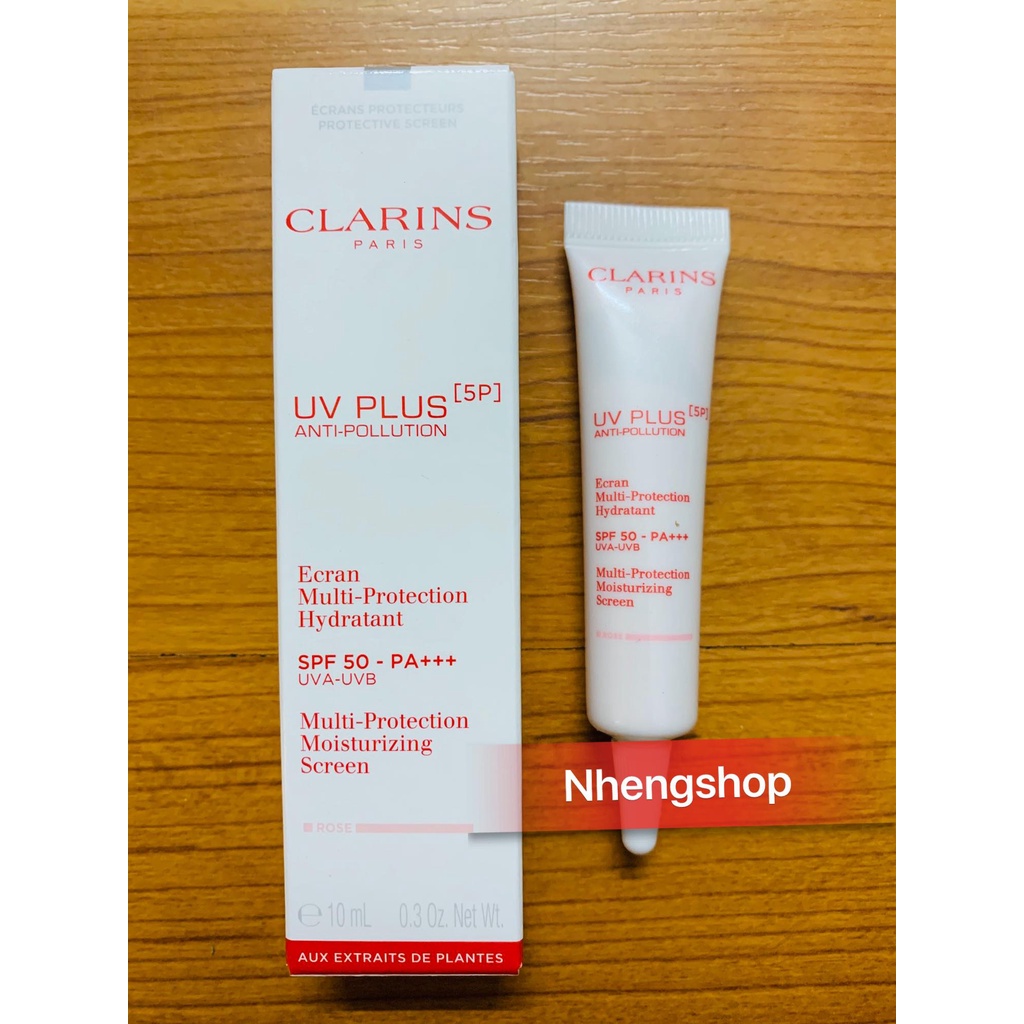 [Minisize 3ml] Kem chống nắng Clarins UV Plus Anti-Pollution Day Screen Multi Protection SPF 50 PA++++