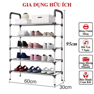 Giá, kệ để giày inox 5 tầng hàng quốc, chắc chắn, đa năng, tiện dụng - kệ để giầy dép cao cấp 60 x 30 x 95