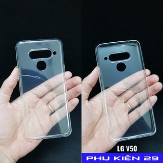 [LG V50] Ốp lưng silicon dẻo trong dầy cao cấp Henyou