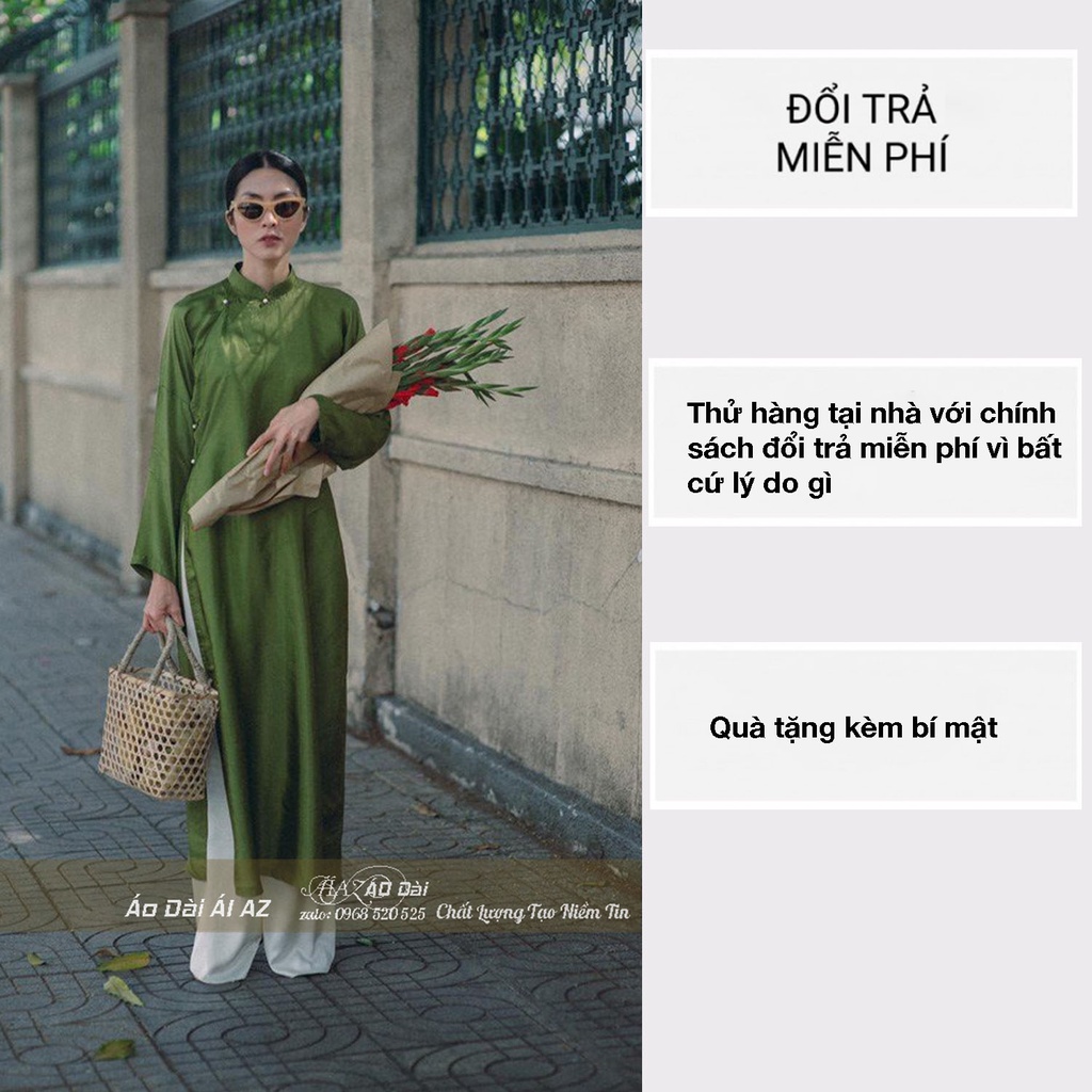 Áo Dài Cách Tân Nữ Dáng Suông Tay Dài LD25