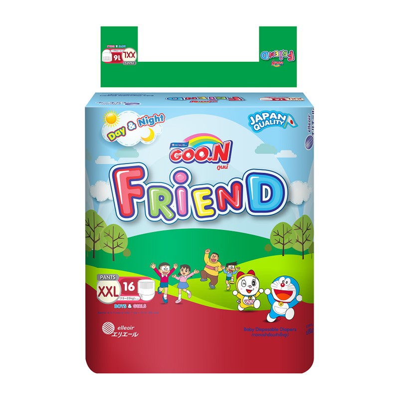 [Tặng bịch mini ] Bỉm quần Goon Friend S62/M58/L48/XL42/XXL34