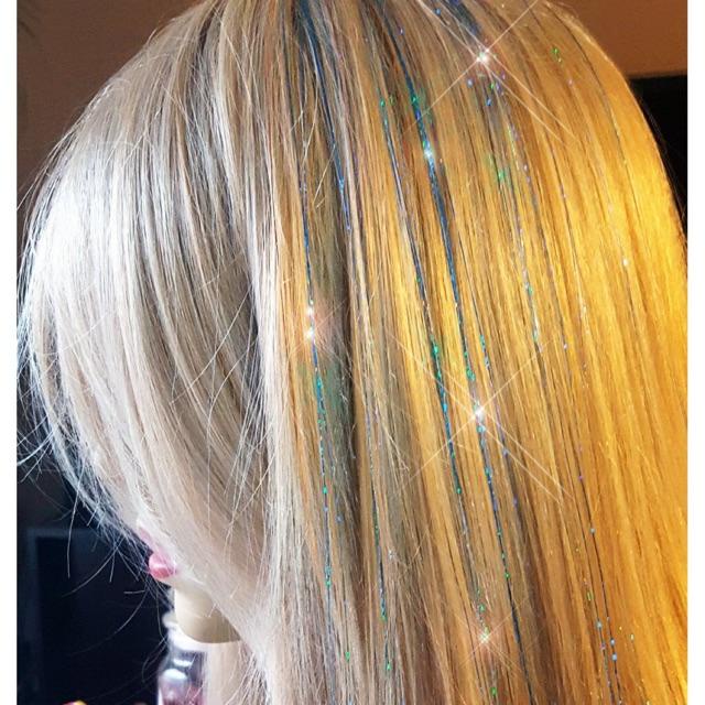 Kẹp Line Kim Tuyến Bảng Màu 16 Màu Set 150 Sợi Lấp Lánh Sang Chảnh Hamin