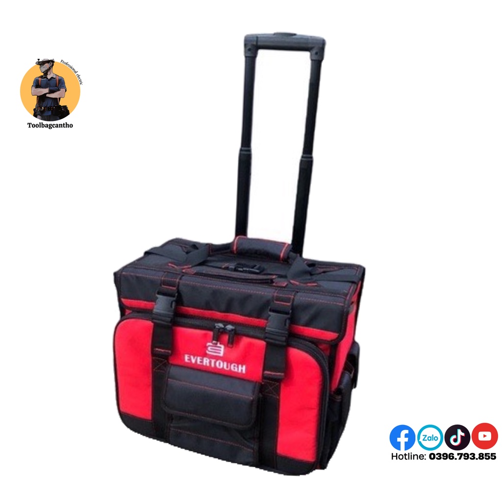 Túi đồ nghề có xe kéo EVERTOUGH
