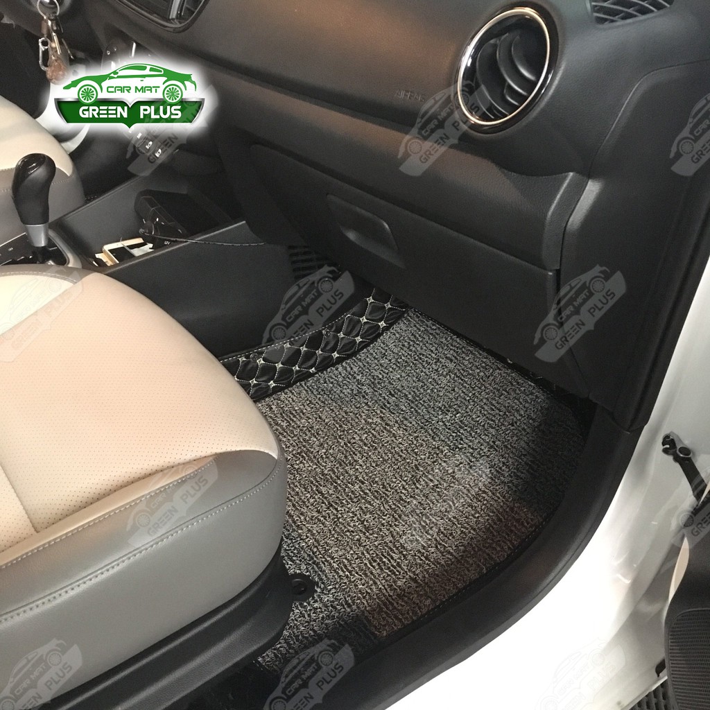 Thảm lót sàn ô tô 6D Kia Soluto chống nước, không mùi, phủ kín 90% sàn xe