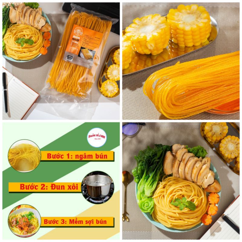 1KG BÚN NGÔ HEALTHY EAT CLEAN giảm cân Điện Biên