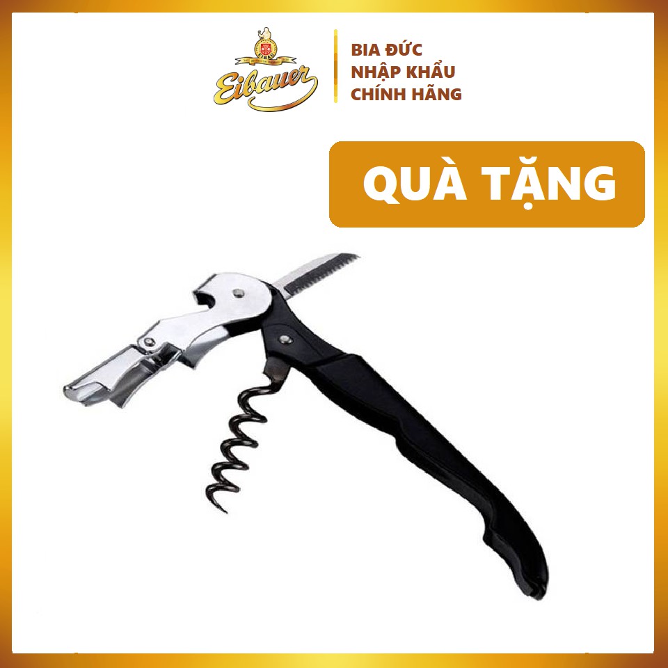 Tặng 1 Khui Bia Eibauer Chai 250ml | Dụng Cụ Khui Bia Rượu Innox Cầm Tay Nhỏ Gọn - Dễ Sử Dụng