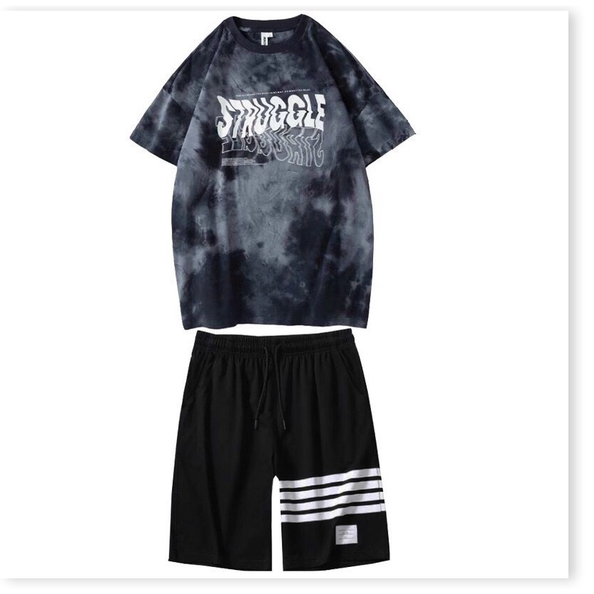 SET BỘ ĐỒ THUN HÈ NGẮN THỂ THAO CỰC CHẤT THỜI TRANG KME FASHION