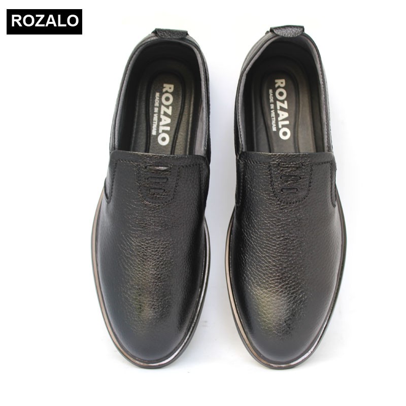 Giày tây nam da bò kiểu xỏ Rozalo R6511