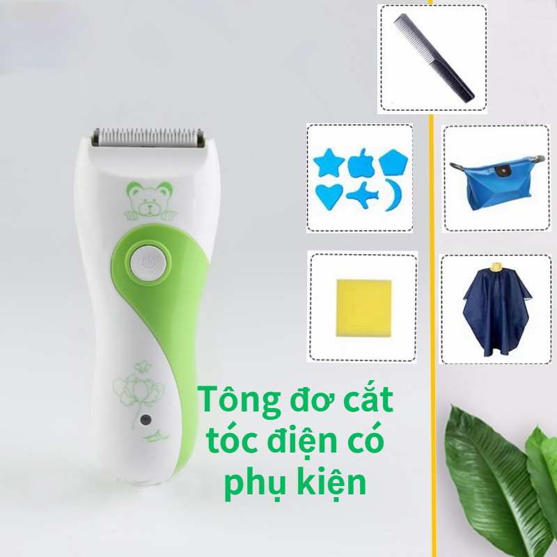 Tông Dơ Cắt Tóc Cho Bé, Cắt Tóc Nhanh, Hút Tóc Tự động hút Tóc,  Rung Nhẹ, Chống ồn, Không thấm Nước.Xác thực，Trung thực