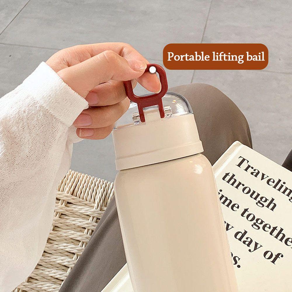 Cốc Giữ Nhiệt 450ml Có Khóa Cài Co Giãn Kiểu Dáng Dễ Thương