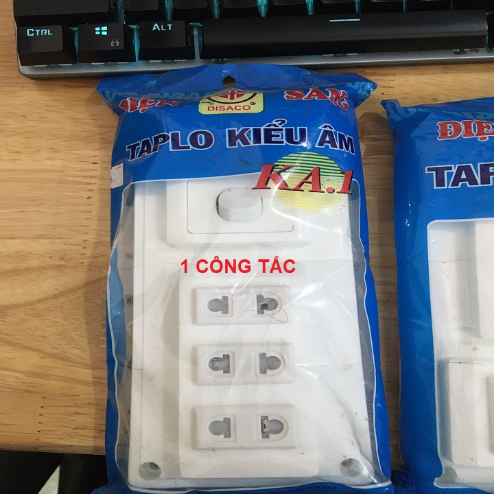 Ổ ĐIỆN CÓ CÔNG TẮC - TAPLO KIỂU ÂM.