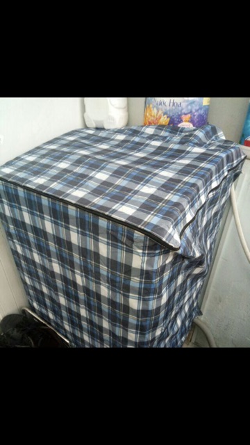 Áo Trùm Máy Giặt Cửa Trên Cửa Trước Vải Dù Dày Bền Dây Khoá To Từ 6 Đến 15kg