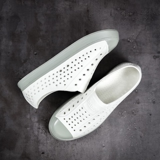 (GIÁ TỐT) Giày nhựa nam nữ dáng Sneaker đi mưa đi biển dạo phố siêu siêu nhẹ, mềm êm chân, không thấm nước