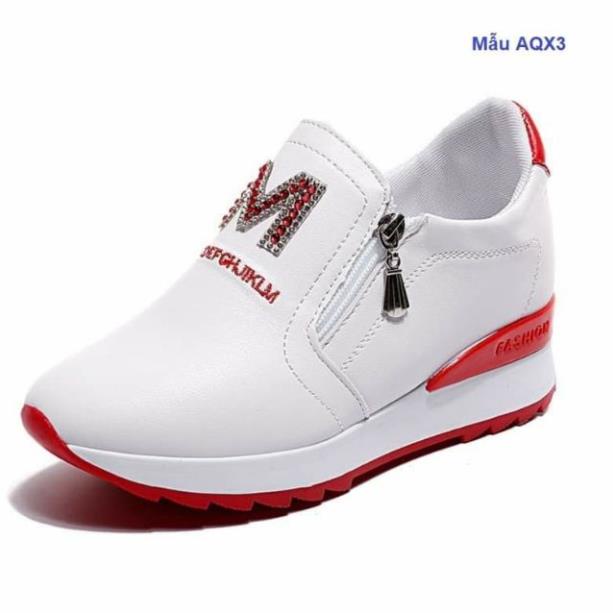 Giày thể thao nữ giày độn đế Yumi store cao 7cm - AQX123 ️🏸