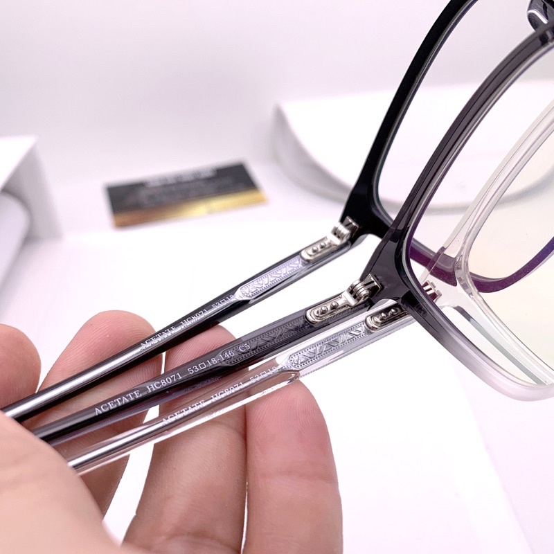 Gọng kính mắt vuông cao cấp nhựa Acetate bản chuẩn