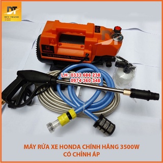 Máy rửa xe honda 3500w loại có chỉnh áp, model 2020