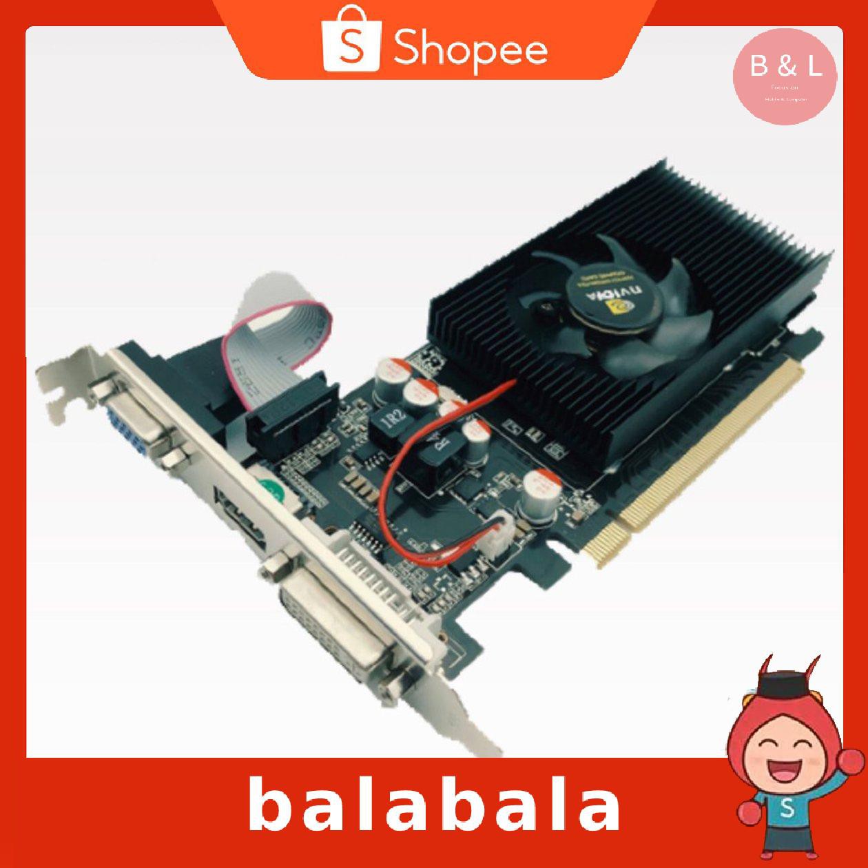 Thẻ Đồ Họa Nvidia Geforce Gt210 1gb 64bit Vga / Dvi Cho Máy Tính