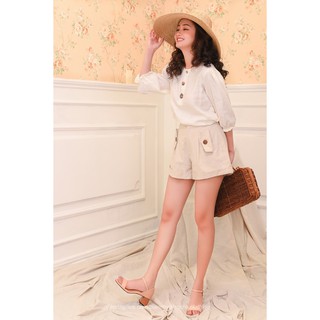 Linen with Button