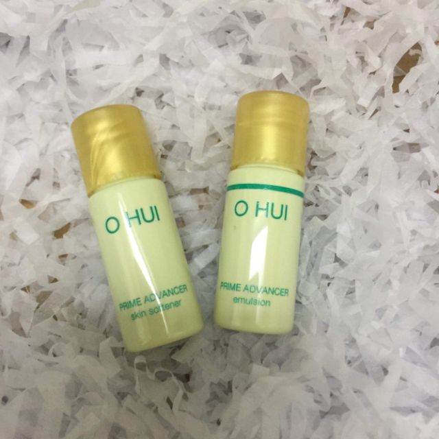 Cặp nước hoa hồng và sữa dưỡng Prime Advancer ohui