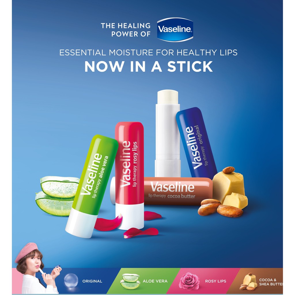 Son Dưỡng Môi Vaseline Lip Therapy 4.8g