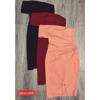 đầm body lệch vai M54
