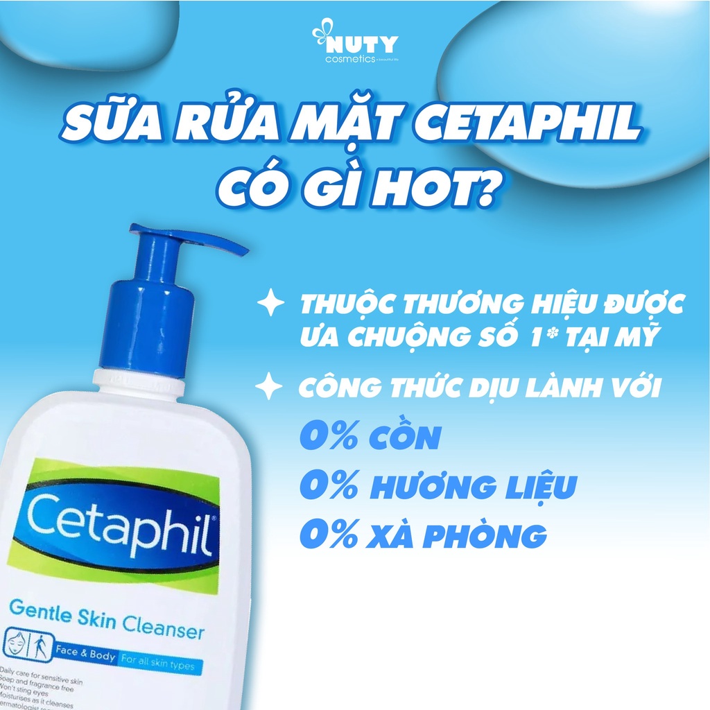 Sữa Rửa Mặt Dịu Nhẹ Cetaphil Gentle Skin Cleanser (500ml)