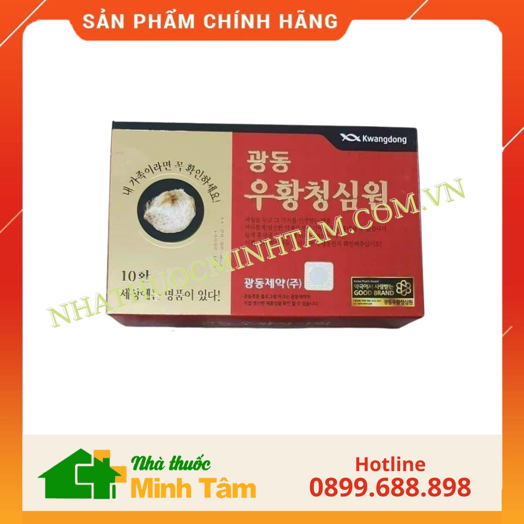 An cung ngưu hoàng Kwangdong tổ kén nhãn vàng xuất xứ Hàn Quốc