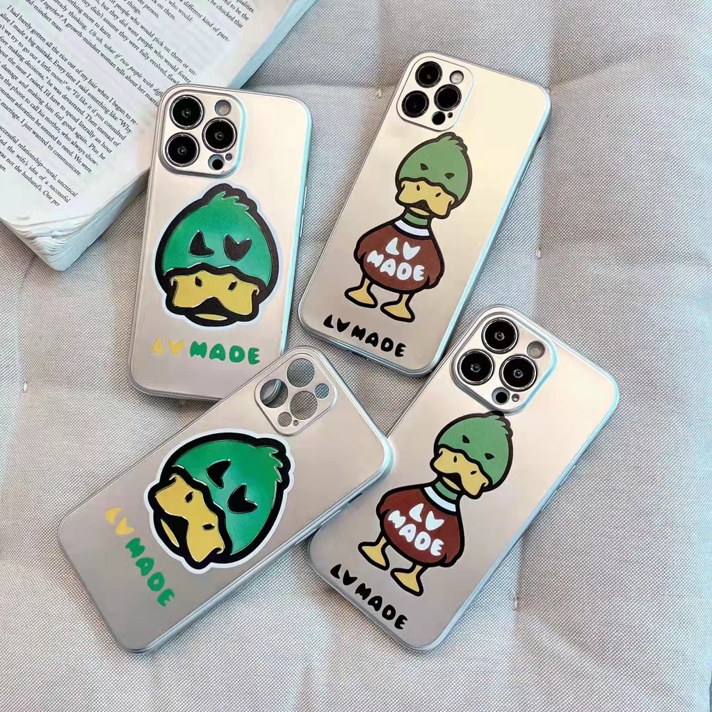 Ốp lưng hình con vịt cho iPhone 13 12 / 11 Pro Max XR