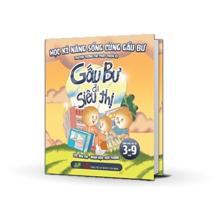 Sách - Combo 2 cuốn Truyện tương tác phát triển EQ Học kĩ năng sống cùng Gấu Bư: Đi siêu thị + Đã lớn