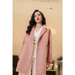 Áo khoác dạ khâu tay nữ dáng dài HeraDG - WKH20005