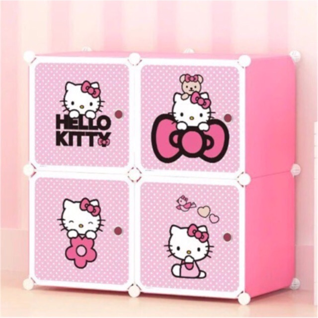 FREESHIP 99K TOÀN QUỐC_Tủ nhựa ghép 4 ô sâu 37cm.