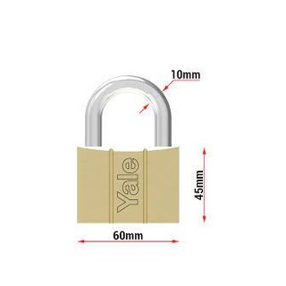 Khóa bấm yale v140/60 - khoá 6 phân bấm yale