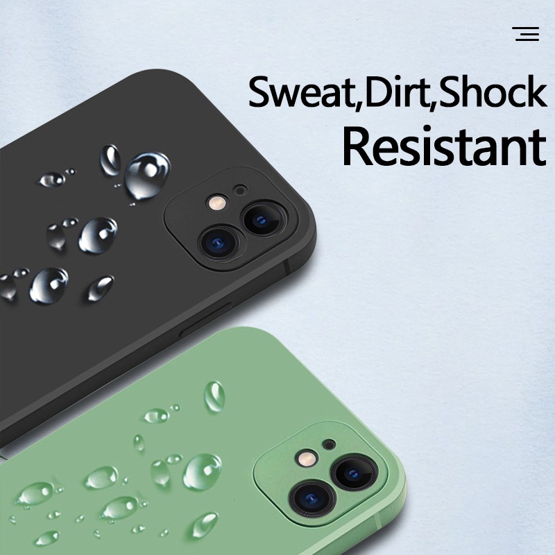 Straight Cube Case Xiaomi 11 Ultra 10 Pro 9 Lite 5G NE Mi Poco M3 Pro F3 X3 Pro NFC 10T Pro 9SE 8SE Camera Protection Shockproof TPU Soft Couple Phone Cover