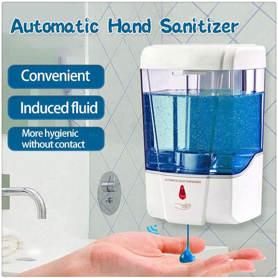 [atn]  700ML Automatic Sensor Electric Wall Mounted Liquid Soap Dispenser