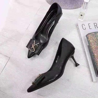 Giày Cao Gót YS 7cm Da Mềm Fullbox - Size 34/39