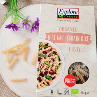 Nui xoắn Gạo Lứt hữu cơ Explore Cuisines 250g