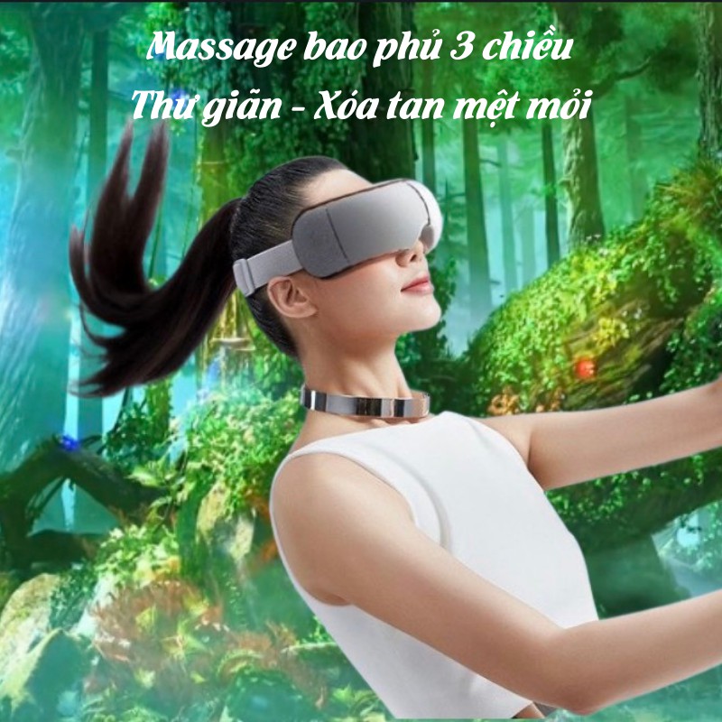 [Tiêu Chiến Đại Diện]Máy Massage Mắt Breo iSeeX Pro Đa Chức An Toàn Cho Người Lớn Và Trẻ Nhỏ SunQueen