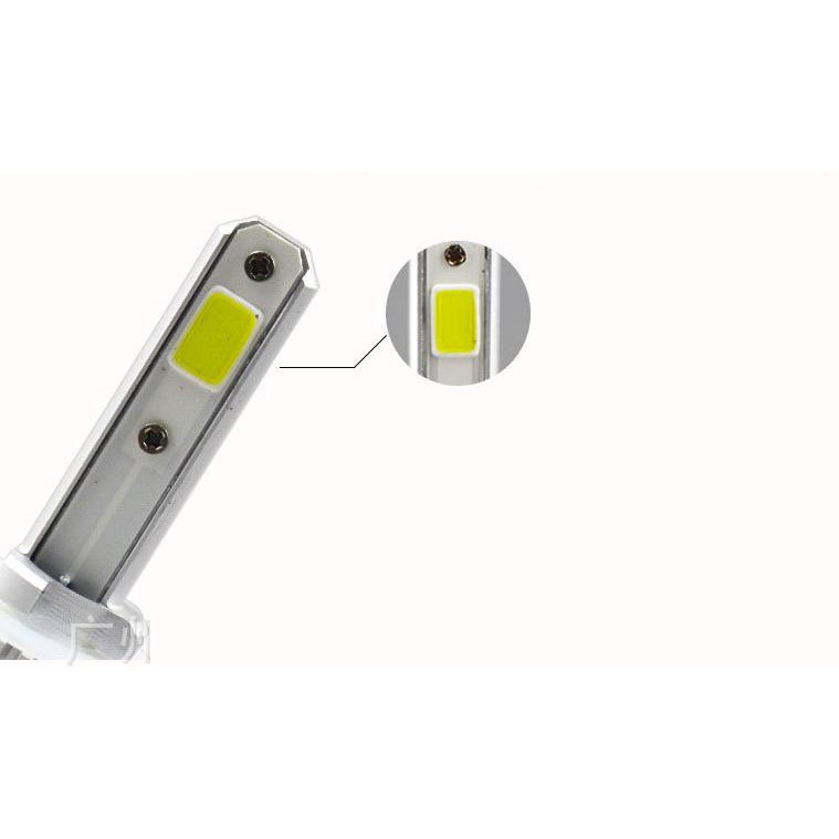 Bộ 2 đèn led headlight S2 chân H4 36W độ sáng 8000LM - nhiệt độ màu 6500K  IP65 chip COB kèm quạt tản nhiệt 1000001048