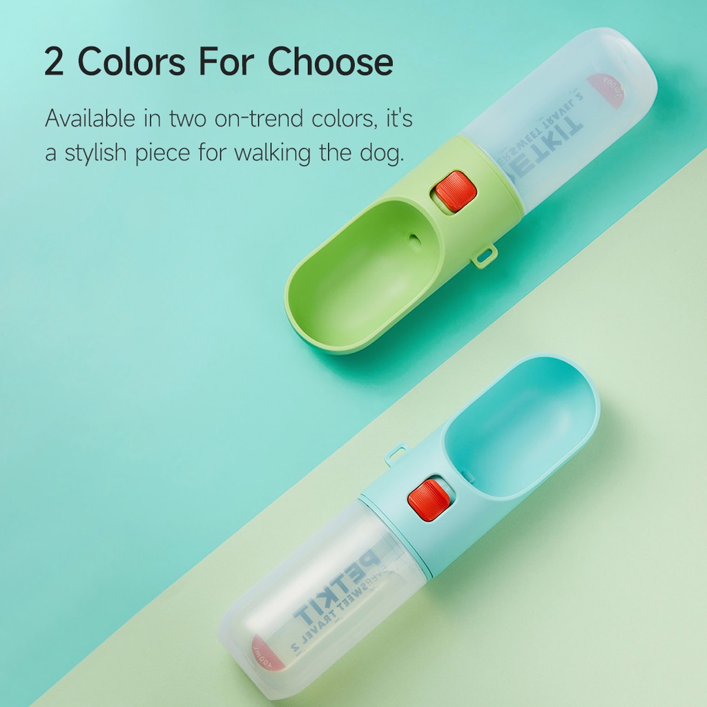 Xiaomi Youpin Bình Uống Nước 400ML Có Dây Đeo Cho Thú Cưng
