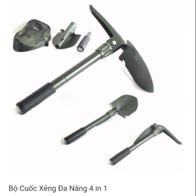 BỘ CUỐC XẺNG ĐA NĂNG 4 IN 1