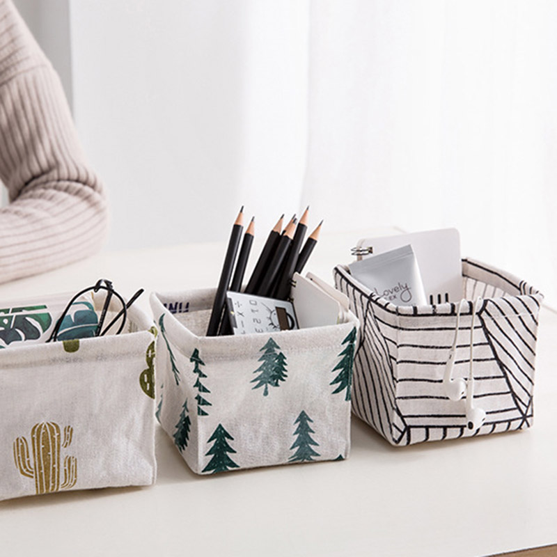 Giỏ Vải Đựng Vật Dụng Tiện Lợi Xinh Xắn