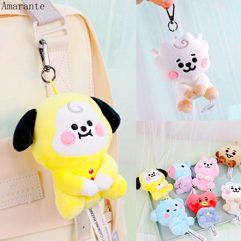 Móc Khóa Búp Bê Nhồi Bông Bangtan Boys Dễ Thương
