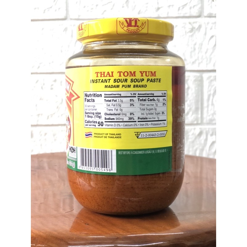 GIA VỊ LẨU THÁI TOM YUM [FREESHIP] - LỌ THỦY TINH CAO CẤP  - 454G