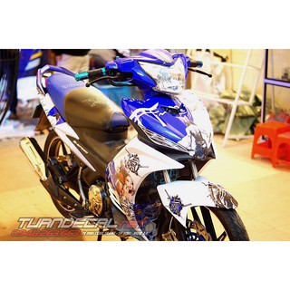 Tem Trùm Exciter 135 Samurai Xanh Gp