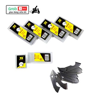 Real | TOO | Lưỡi Dao Cắt Mica ( combo 5 hộp x 15 Lưỡi ) Bosi