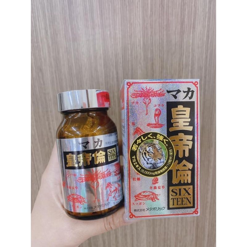 viên uống bổ thận tráng dương Maka Sixteen 200 viên - Nhật Bản