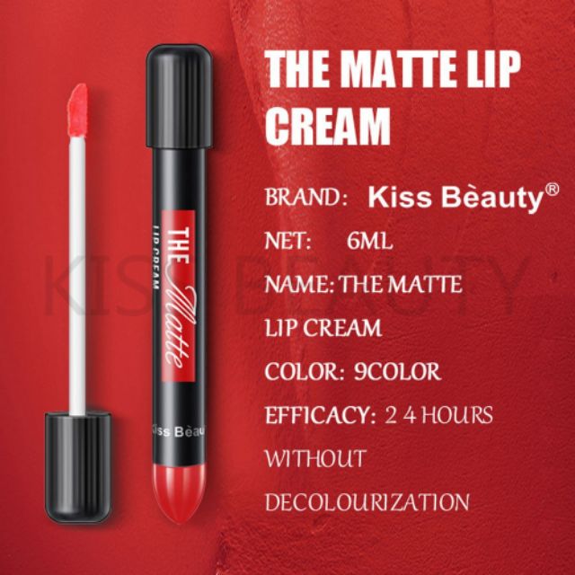 SON KEM SIÊU LỲ 24 GIỜ BÁM MÔI THE MATTE LIP CREAM